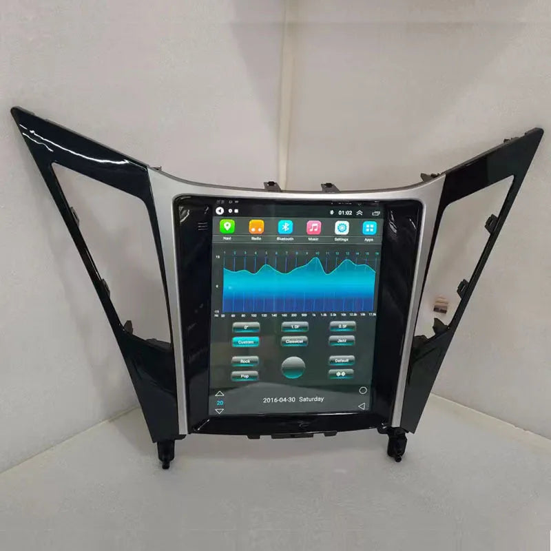 Vertical 9.7 inch Android car navigation touchscreen for Hyundai Sonata