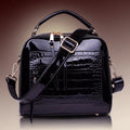 New winter fashion PU leather crossbody messenger bag for women in six colours with phone and wallet storage