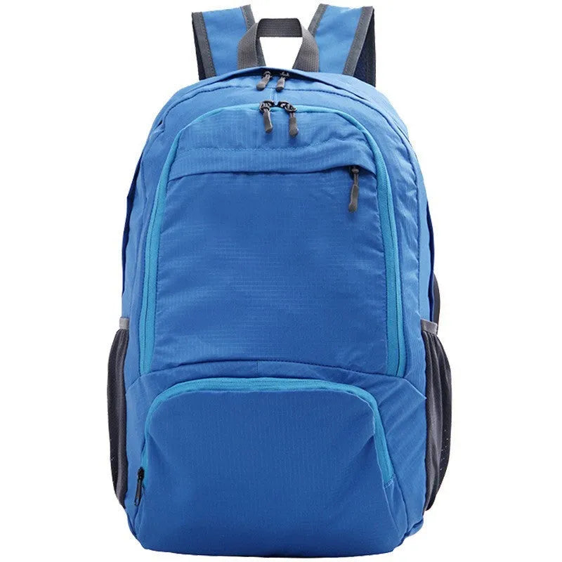 26 inch foldable waterproof Oxford cloth backpack in brick red colour