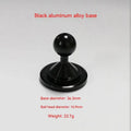 Aluminium alloy universal dashboard base plate for gauge mounting in silver or black colour