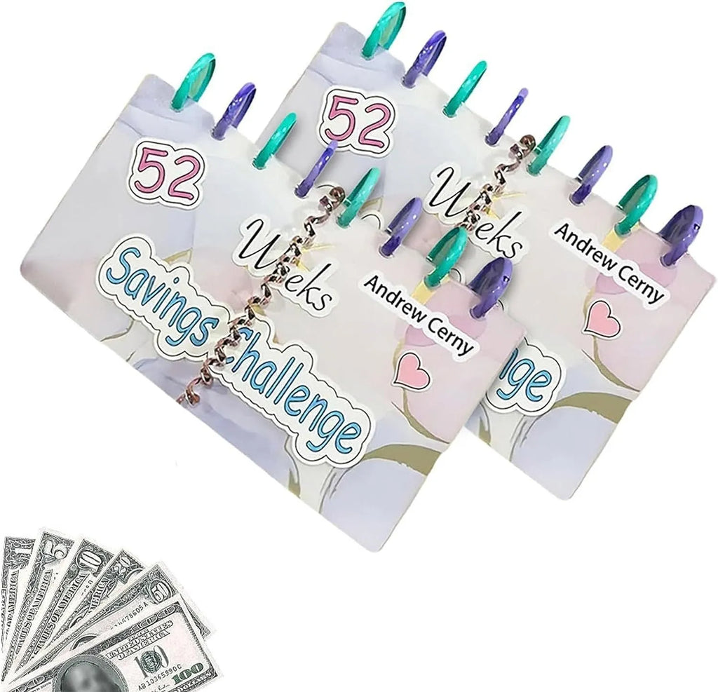 A5 reusable loose-leaf binder album set in plastic, 248 x 185mm, for cards, coupons and notes