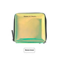 Women's short folding wallet in Korean style with PU leather construction and three colour options