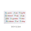 Paper adhesive sticker set showing multiple grid designs, sticky notes, and A6 rulers in various colours