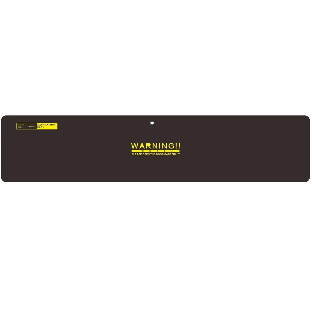 Black magnetic anti-collision parking sticker made of NBR foam, 1.6m and 1.9m lengths, 40cm width, for garage wall protection.