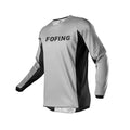 Unisex long-sleeve mesh cycling top in colour option 1 with moisture-wicking fabric for cross-country riding