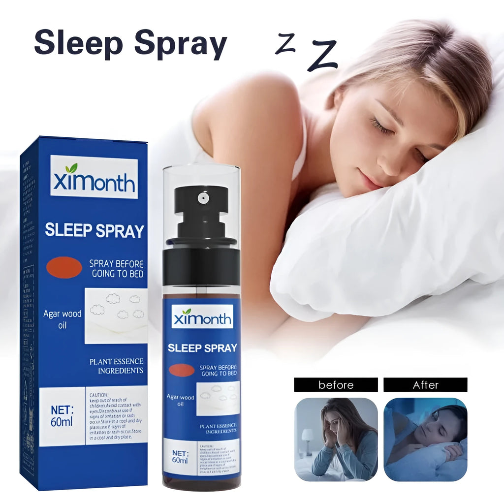 60 ml lavender sleep care aromatherapy spray bottle for body stress relief before bedtime