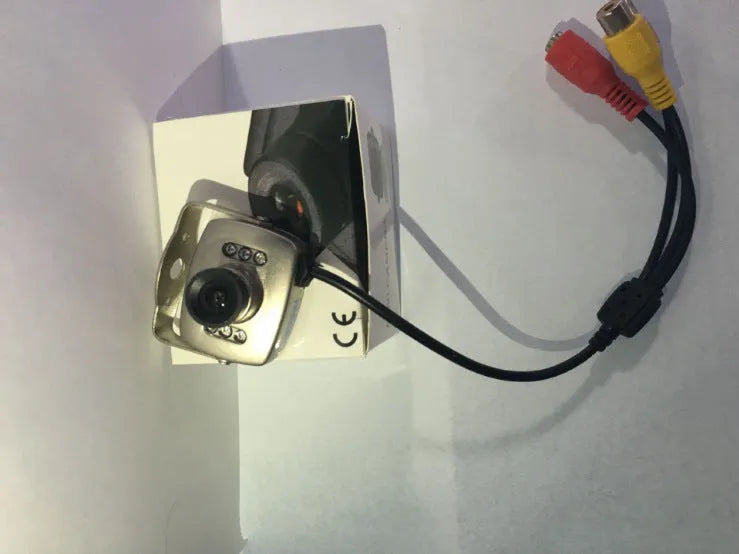 Mini wired analog camera with metal housing and 3.6mm lens for security monitoring
