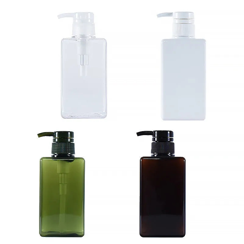 Plastic replacement bottle for lotion hand sanitiser shampoo in multiple sizes and colours
