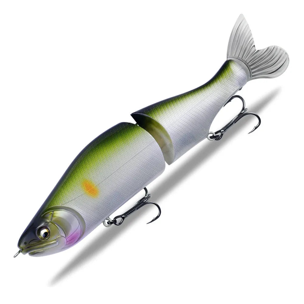 185mm plastic fishing lure for bass with swimming action and multiple colour options