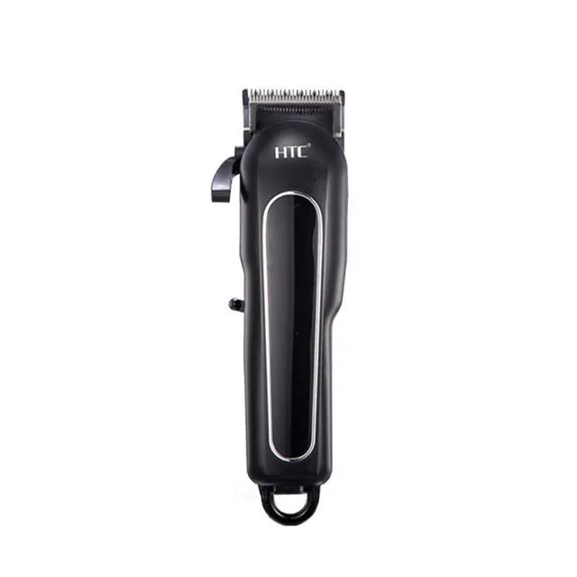 Digital electric hair clipper in black colour with brushless motor and waterproof design