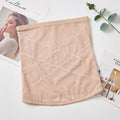 Mesh belly band body sculpting strap in black with cross waistband design for postpartum waist support