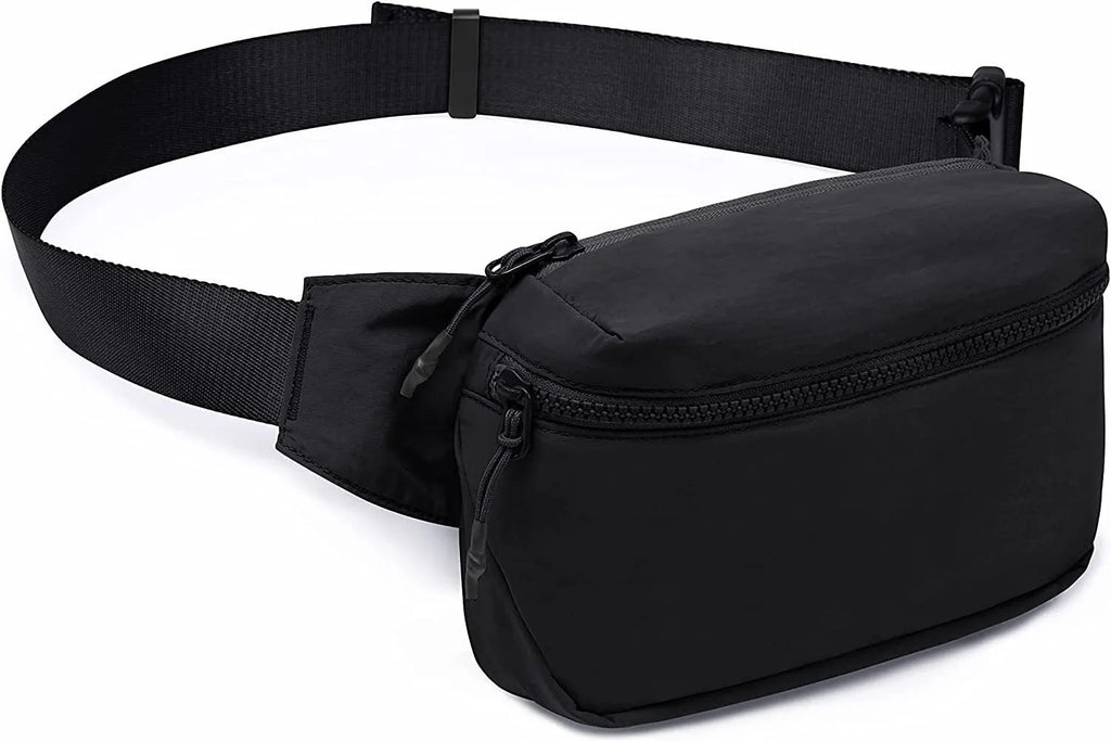 Unisex Oxford cloth crossbody phone bag, 21 x 5 x 13 cm, with front sandwich pocket, shown in five colours