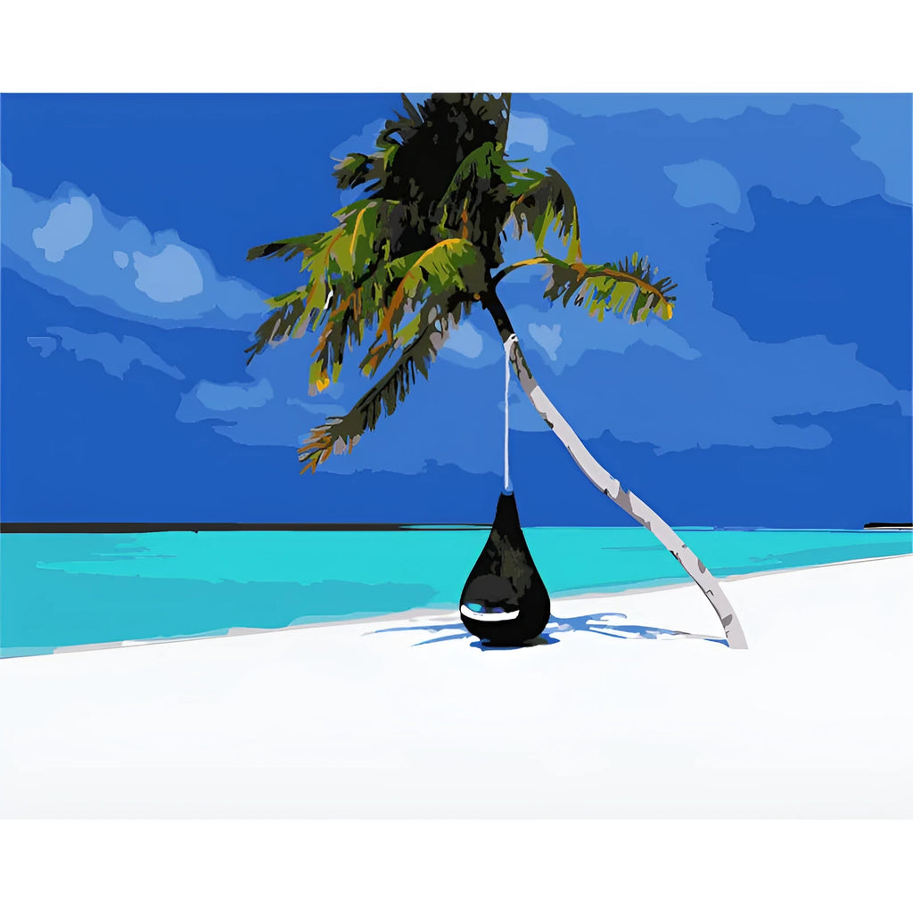 Unframed 40x50cm digital oil painting canvas print in Kz918 colour style.