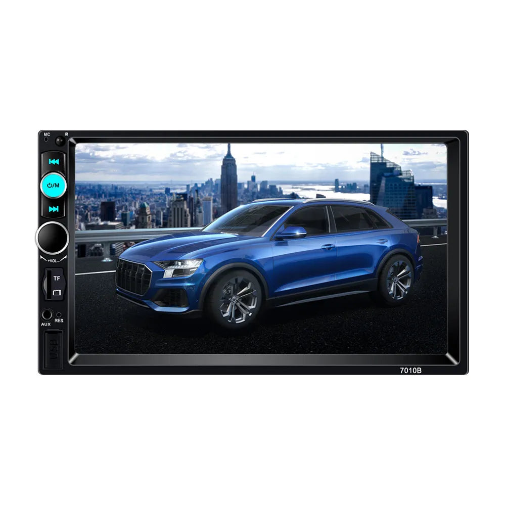 7-inch HD Bluetooth car player for vehicles with CarPlay option and reversing priority feature