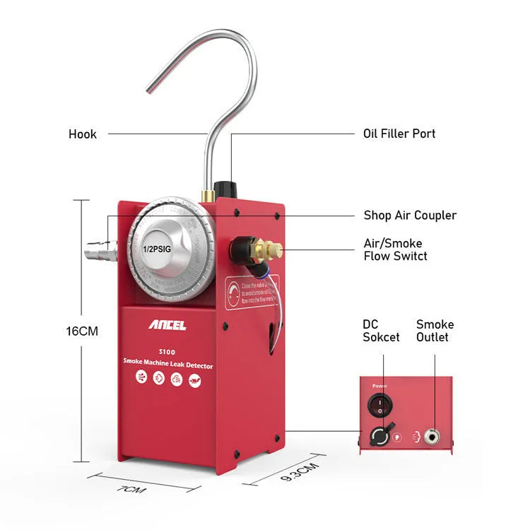 Metal detector for automobile pipeline leakage detection with 60°C operating temperature