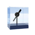 Holographic 3D fan screen desktop decoration with remote control, displaying floating holographic image