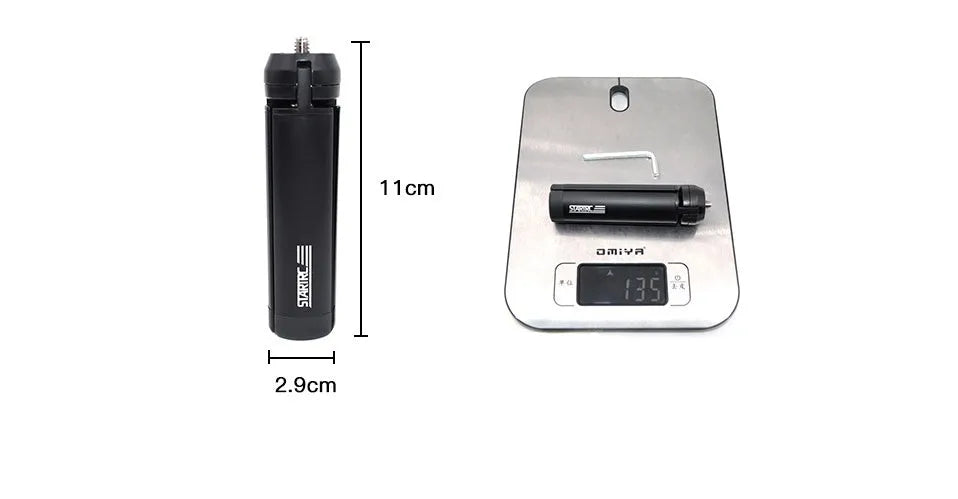 Aluminium alloy handheld bracket for mounting Apple iPhone on table top tripod