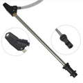 Ceramic sand blasting nozzle with stainless steel handle for Karcher pressure washers.