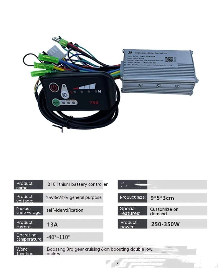 790 Mignon Maimai 6-tube electric bicycle scooter controller with 24V 36V 48V 250-350W ratings