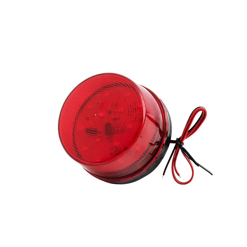 HC-79 24v red warning and alarm light with mounting base, 73mm diameter