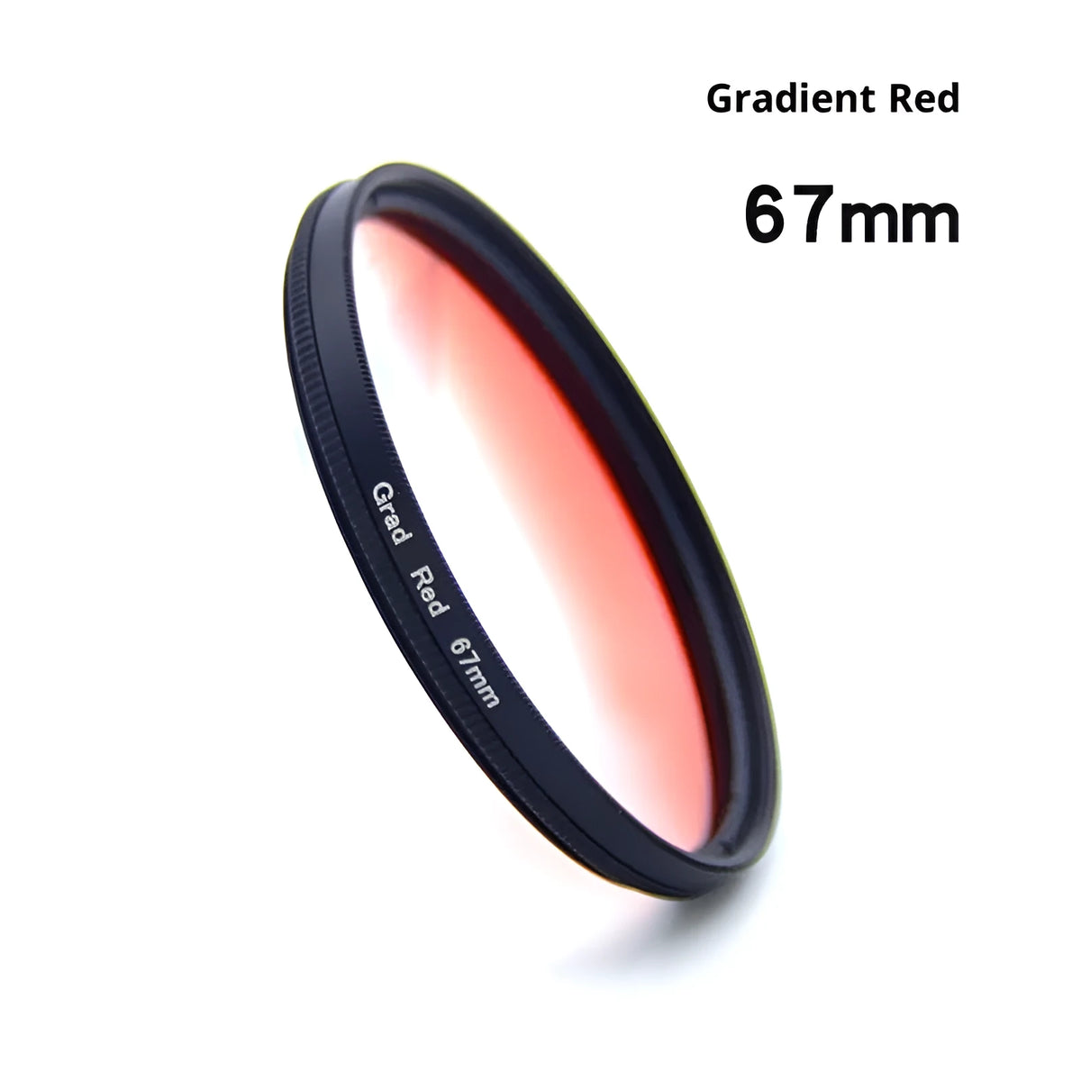 52mm gradient mirror camera filter with plastic construction for travel and outdoor shooting effects