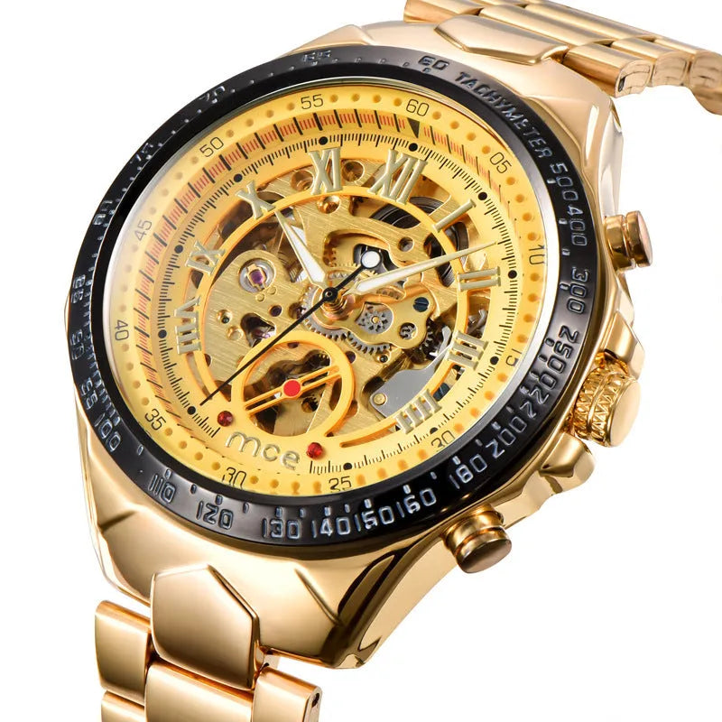 MCE men's mechanical watch with explosion-proof construction in industrial design