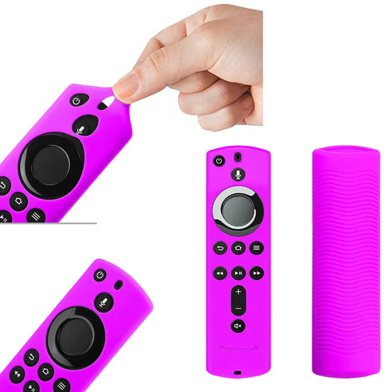 Black silicone protective case for Stick 4K remote media player 2 3