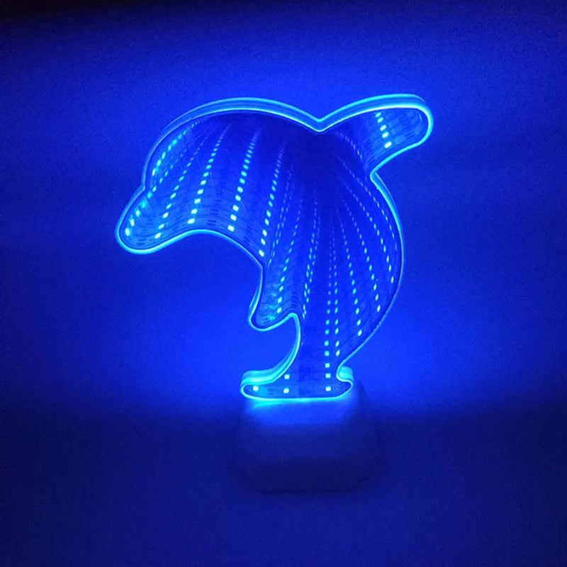 LED double-sided love tunnel light with rose red illumination measuring 16x7x19cm