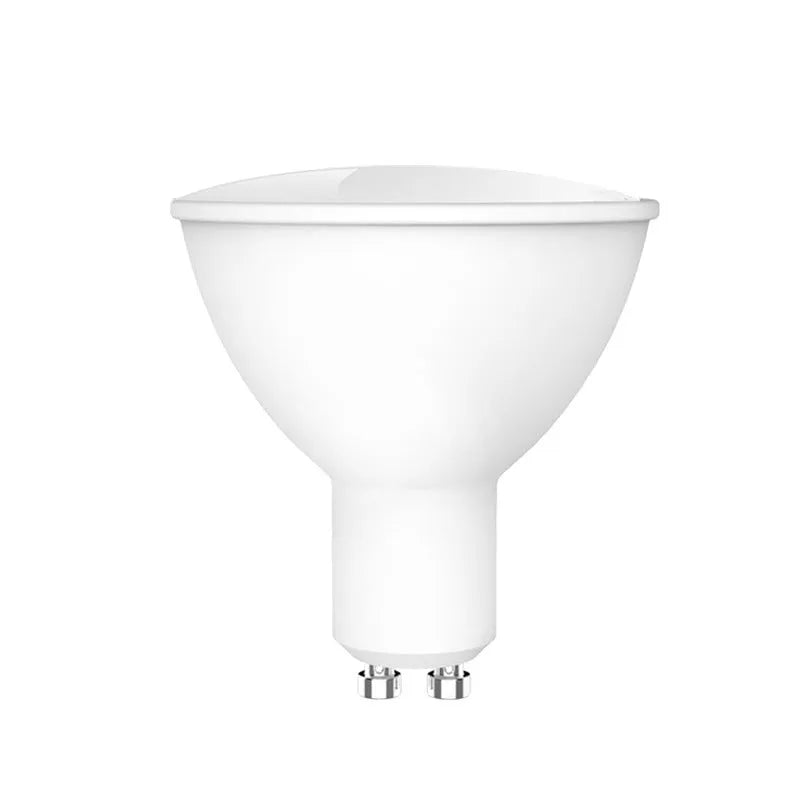 5W GU10 smart LED spotlight with RGBCCT colour changing and WiFi voice control in compact design