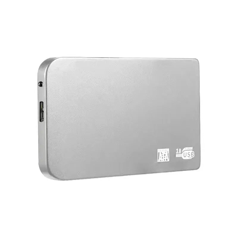 USB 3.0 external solid state drive with metal shell in black, blue, red, or silver