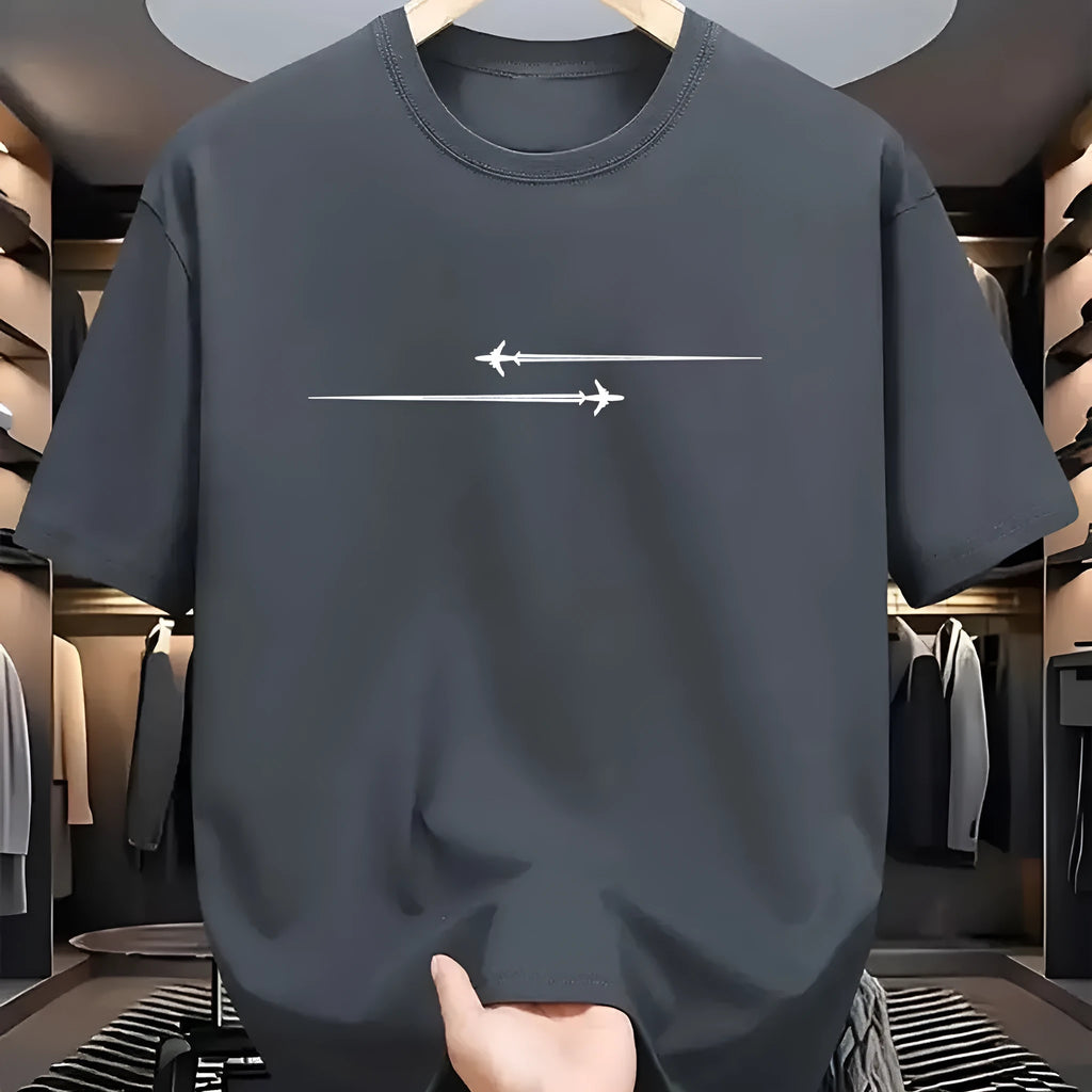 Cartoon printed cotton blend loose t-shirt available in multiple colours and sizes