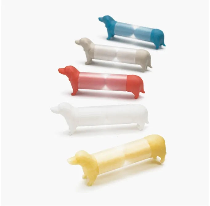 Mimi Pet cute dachshund silicone earplug for noise reduction in blue
