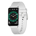 Blood glucose monitoring smart bracelet with touch screen and magnetic USB charging in black, gold or silver colours