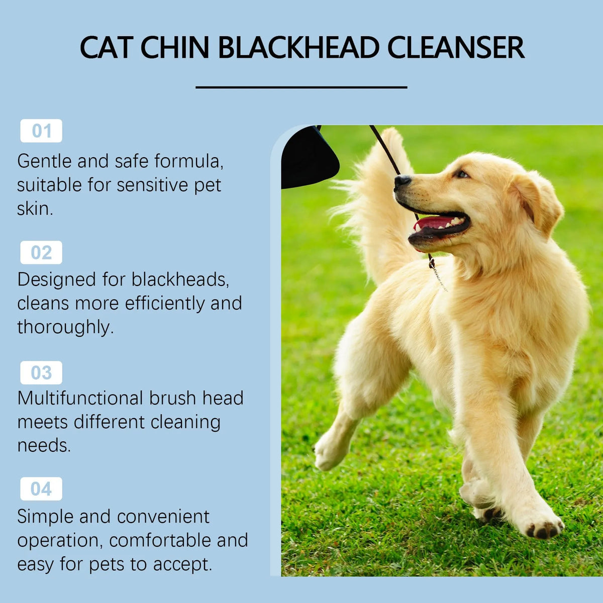 Pet oral cleaning care set with 30g solution and brush for dogs and cats