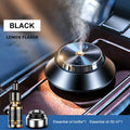 Butterfly-shaped metal car perfume diffuser with USB cable and 50ml essential oil bottle