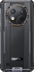 OUKITEL G1 mobile phone in grey, green and orange colour options with charger and manual