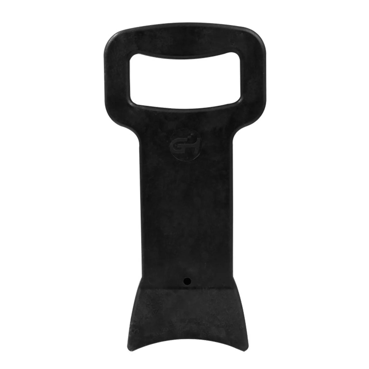 Black composite plastic tyre changer bracket for 17.5 to 24.5 inch tyres, 30cm x 15cm, 530g, wheel guard tool