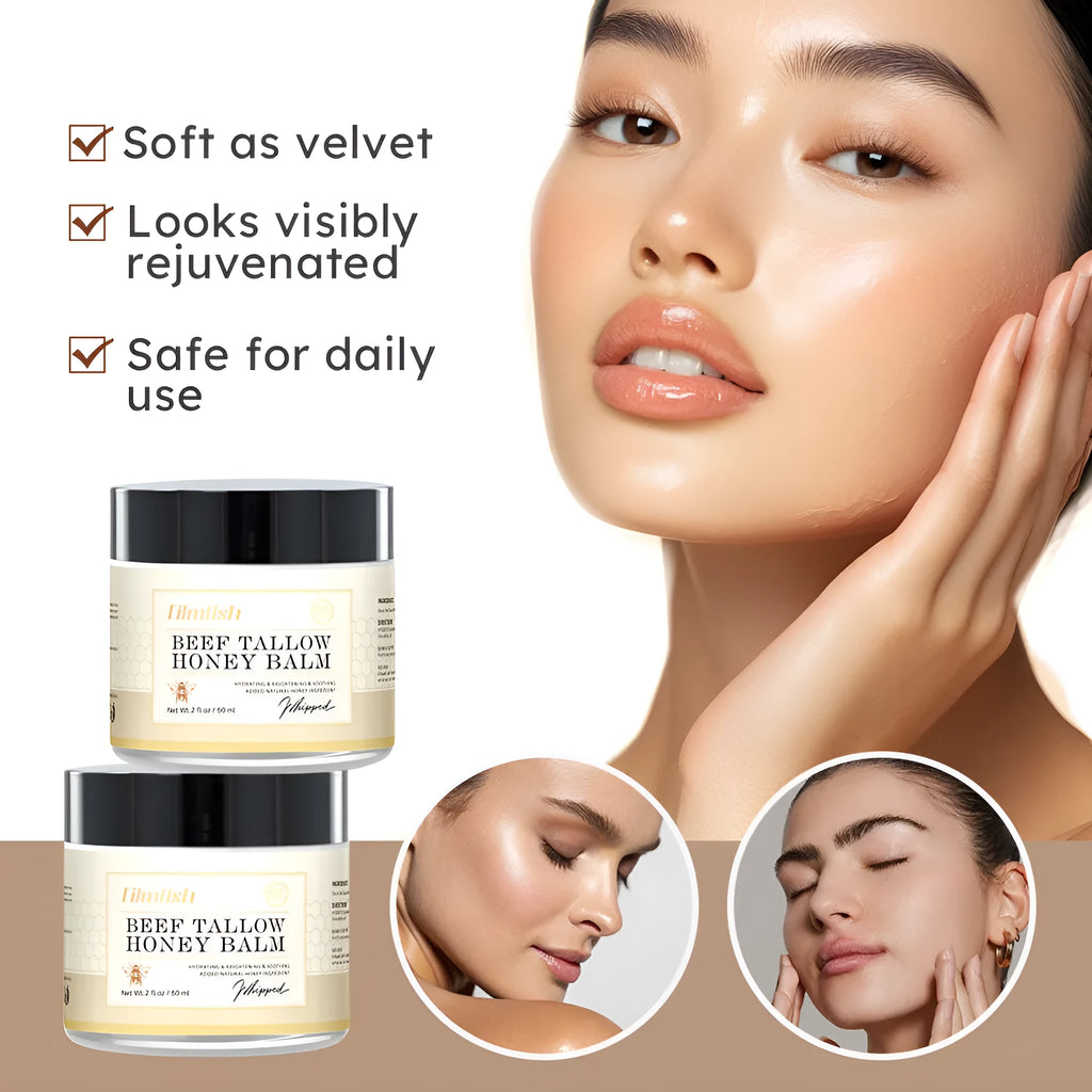 60ml tube of honey moisturiser body cream for nourishing and refreshing skin care.
