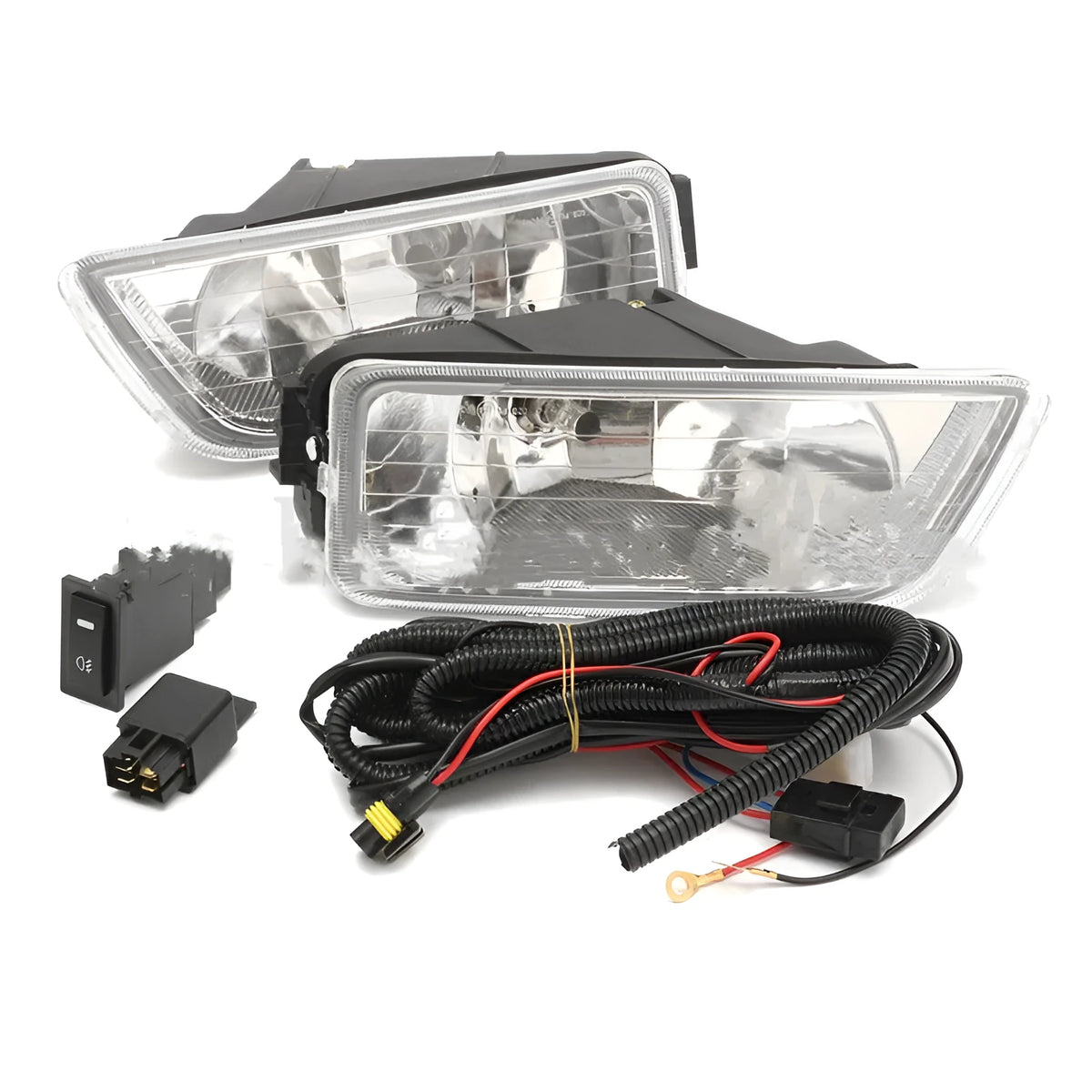 CM4 front fog lamp for Honda Accord, 12V 55W black bumper-mounted front fog light unit