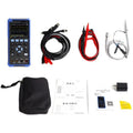 Handheld digital oscilloscope for automotive diagnostics with compact dimensions
