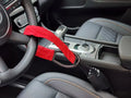 Car steering wheel wire rope security lock with iron construction for General Motors vehicles