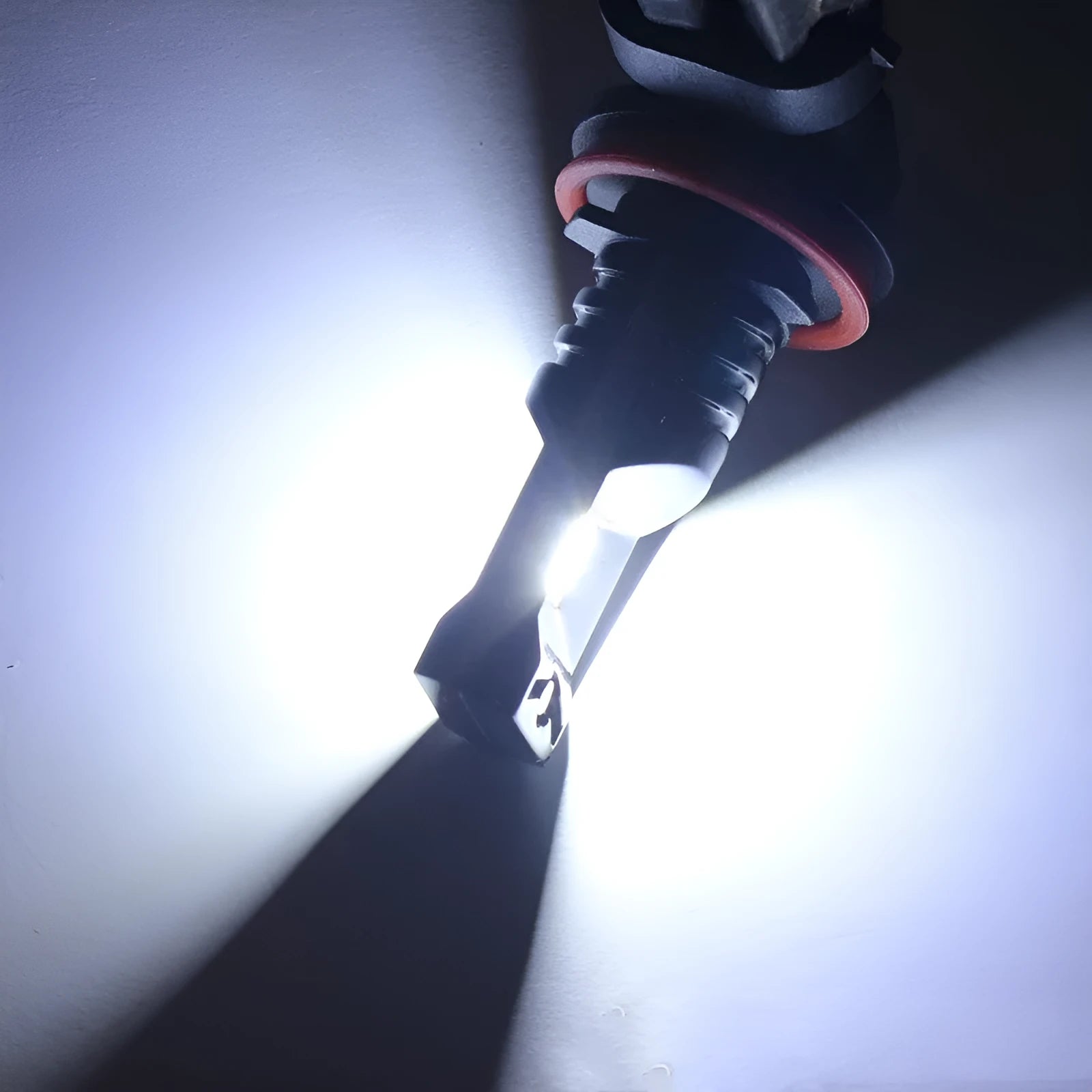 H11 H8 CSP 80W high-power LED car front fog lamp with aviation aluminium body.