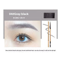 Gold chopstick ultra-fine eyebrow pencil showing five colour shades from light brown to black