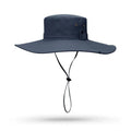 Men's cotton linen fisherman hat with flat top crown and flame pattern design in multiple colour options