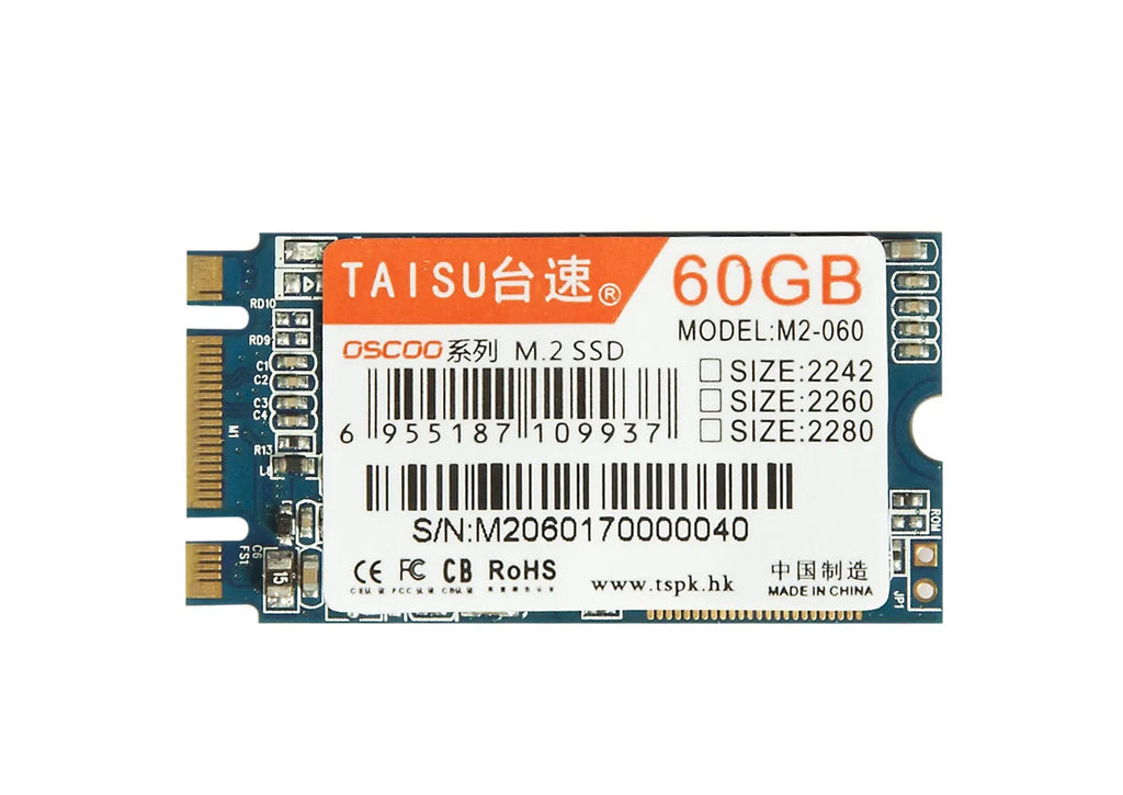 TAISU M.2 NGFF SSD solid state drive with 2242 2260 2280 length support