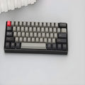 60% mechanical keyboard keycap set in black with wired PS/2 interface and five style options