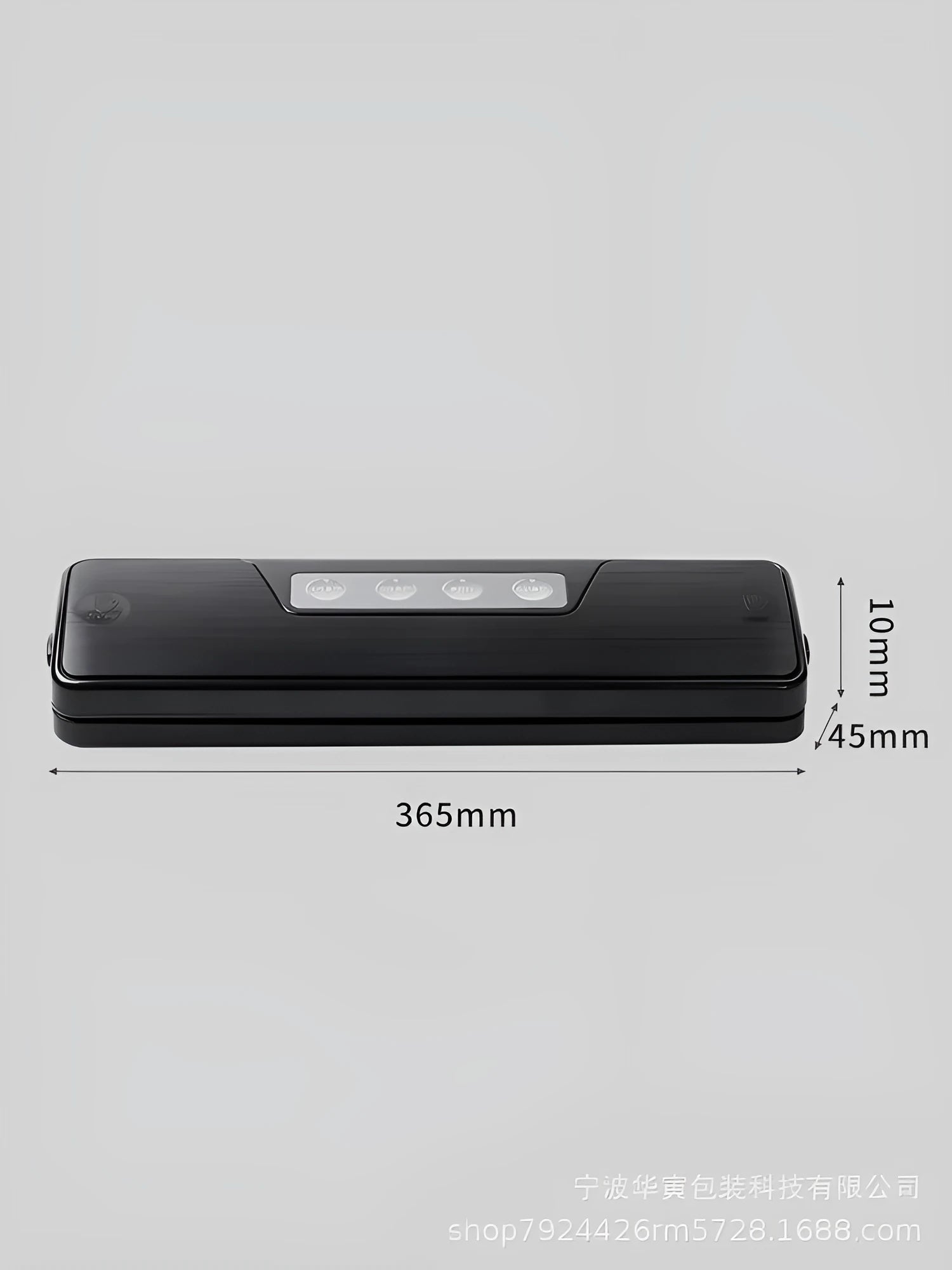 Automatic vacuum sealing machine with compact design for household food preservation