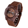 Military Men Gemius Army Sport quartz watch with nylon band, luminous pointers, round dial, pin buckle
