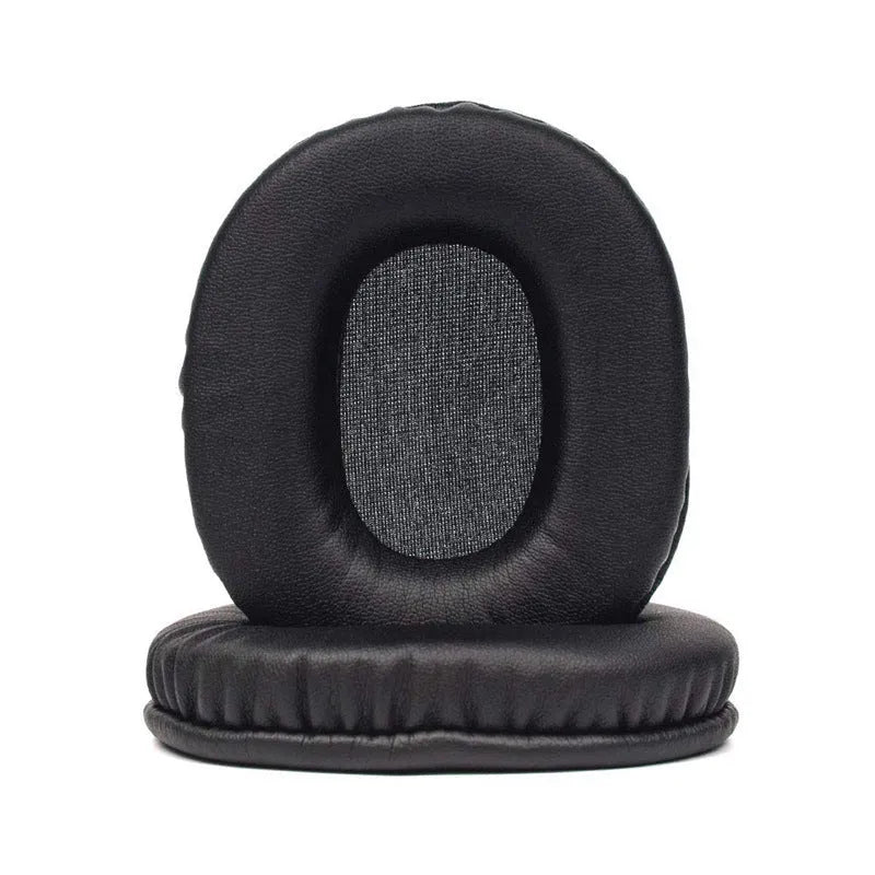 Black PU leather replacement ear pad covers for Sony MDR-1R headphones