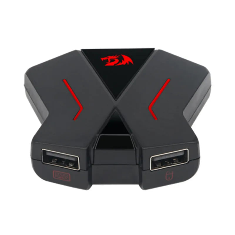 Redragon ERIS GA200 PS4 keyboard and mouse adapter in black colour